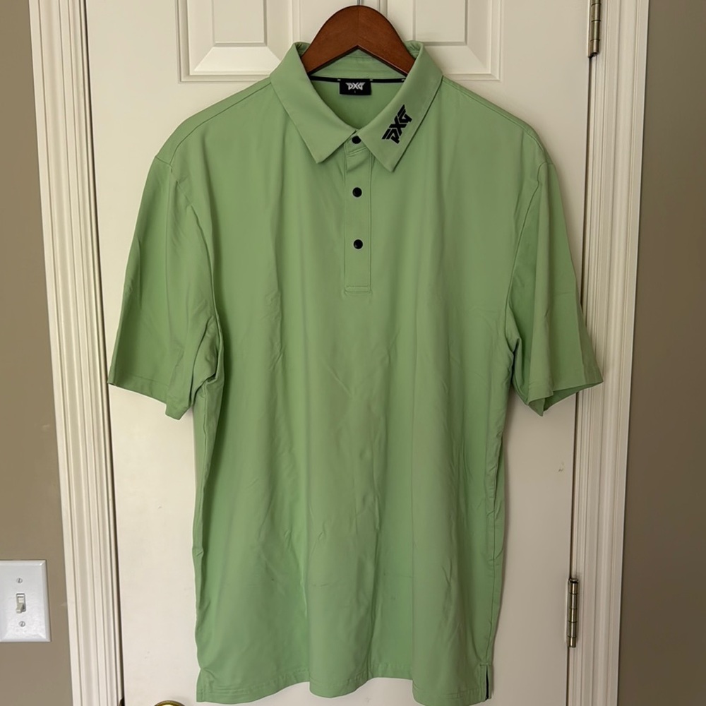 PXG Men's Green Polo Shirt